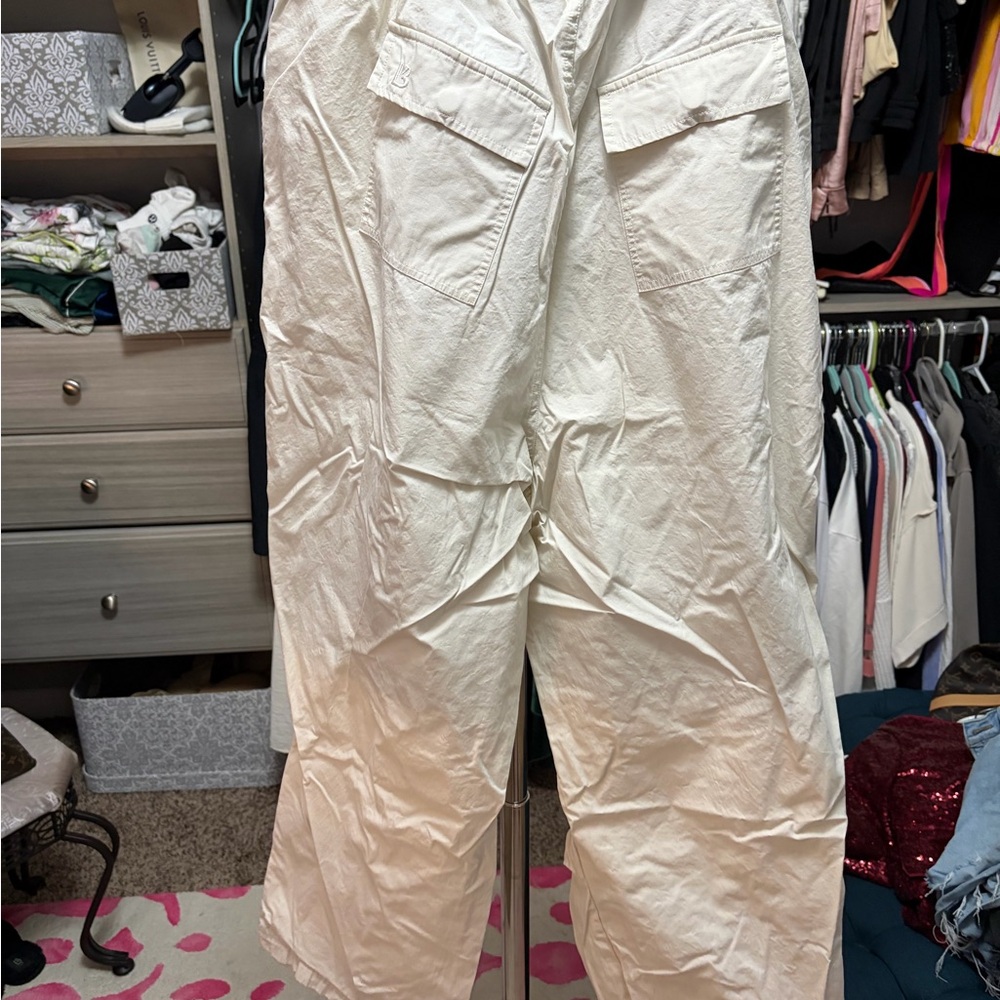 BuffBunny Cream Adventure Cargo Pants
